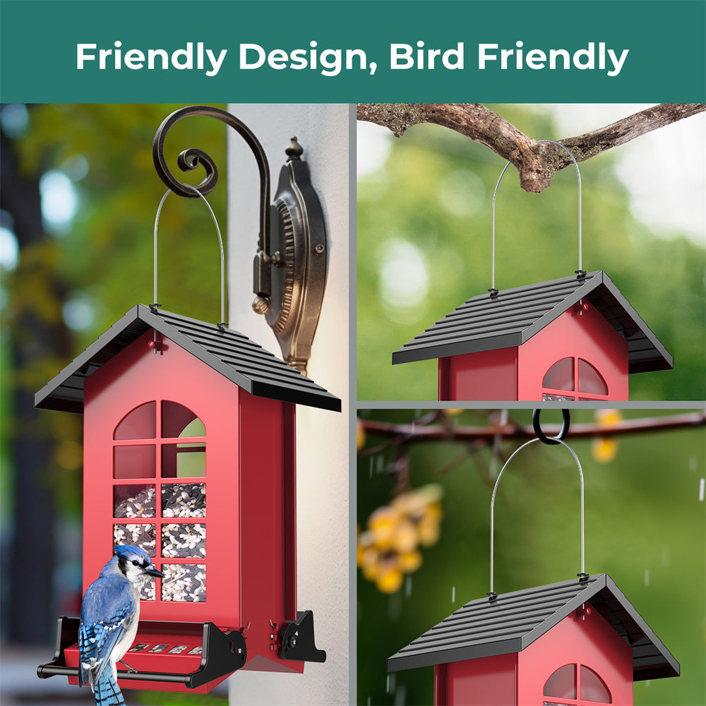 KOWOLL Squirrel Proof Bird Feeder ASIN: B0CSG2HZVS